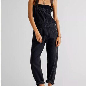 We The Free Ziggy Denim Overalls - XS - Mineral Black